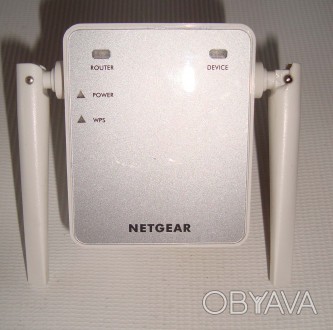 Бездротовий маршрутизатор Netgear N300 WiFi Range Extender
Универсальный WiFi р. . фото 1