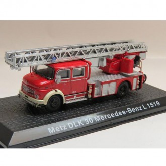 Машинка пожарная Metz DLK 30 Mtrsedes - Btnz L 30. 1519.
Коллекционная литая ма. . фото 2