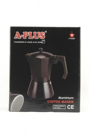 Кофеварка для кофе эспрессо на 6 чашек
Цвет черный
Корпус изготовлен из алюминия. . фото 3