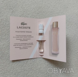 Продам новую женскую парфюмированную воду Lacoste Pour Femme Timeless (пробник 1. . фото 1