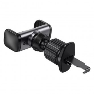 Автотримач магнітний HOCO H14 Pursue pull clip car holder(air outlet) Black фікс. . фото 7