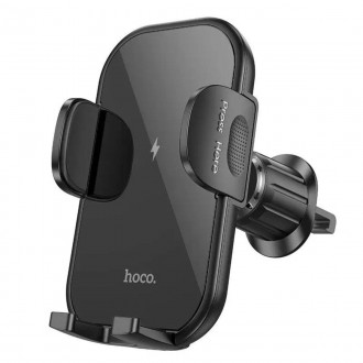 Автомобільний тримач HOCO HW4 Journey wireless fast charging car holder(air outl. . фото 2