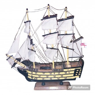 Макет линейного корабля HMS Victory, 1765г, Королевского флота Великобритании, г. . фото 3