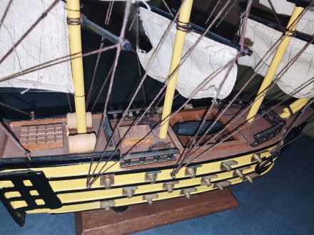 Макет линейного корабля HMS Victory, 1765г, Королевского флота Великобритании, г. . фото 7