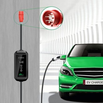 Портативний зарядний пристрій ISIGMA Type 2 Plug EVSE Level 2 32A 22kw
Огляд:
. . фото 7