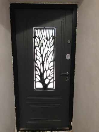 Входная бронированная дверь "Портала" серии "Концепт RAL" модель S-3 "Дерево"(с . . фото 4