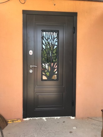 Входная бронированная дверь "Портала" серии "Концепт RAL" модель S-3 "Дерево"(с . . фото 5