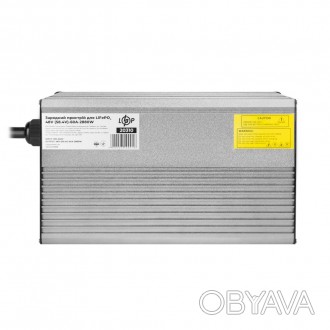 Зарядний пристрій для акумуляторів LiFePO4 48V (58.4V)-60A-2880W-LED використову. . фото 1
