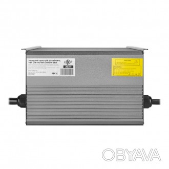 Зарядний пристрій для акумуляторів LiFePO4 48V (58.4V)-80A-3840W-LED використову. . фото 1