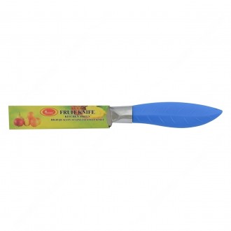Этот кухонный нож для фруктов с пластиковой ручкой обладает длиной 19 см и являе. . фото 4