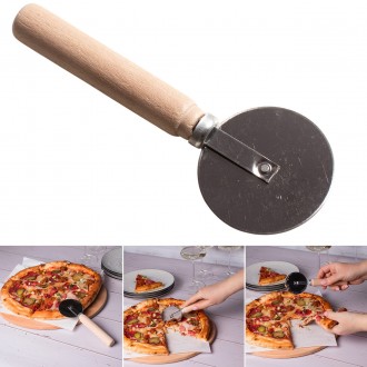 Чтобы внешний вид приготовленной пиццы не испортил кухонный нож, домохозяйка мож. . фото 2