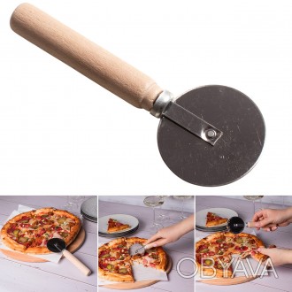 Чтобы внешний вид приготовленной пиццы не испортил кухонный нож, домохозяйка мож. . фото 1