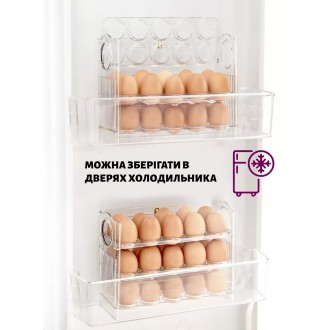 Органайзер для яиц в холодильник - это практичное и удобное средство для организ. . фото 8