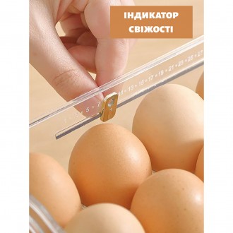 Органайзер для яиц в холодильник - это практичное и удобное средство для организ. . фото 9