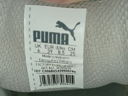 Продам кеды Puma женские оригинал натуральная замша, состояние идеальное, одеты . . фото 7