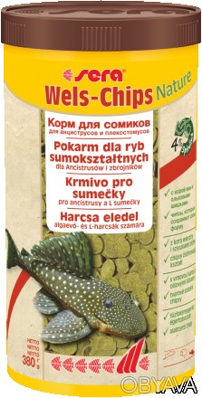  Переваги та характеристики sera Catfish Chips Nature (сера Кетфіш Чипс Нейче) –. . фото 1