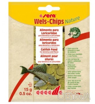  Переваги та характеристики sera Catfish Chips Nature (сера Кетфіш Чипс Нейче) –. . фото 1