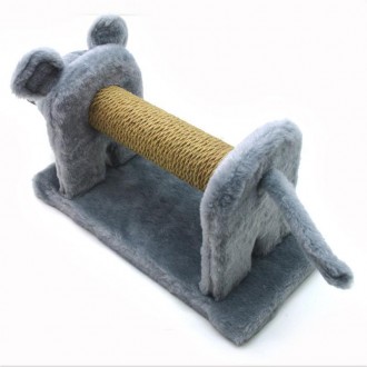 Когтеточка драпак для кошек Мышка джут. Материал ― джут / мех. Размеры в см: под. . фото 5