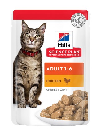 Вологий корм для котів Hill's SCIENCE PLAN Adult (Хіллс Сайнс План Едалт) – смак. . фото 3