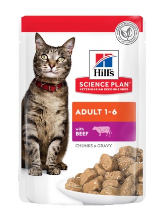 Вологий корм для котів Hill's SCIENCE PLAN Adult (Хіллс Сайнс План Едалт) – смак. . фото 3