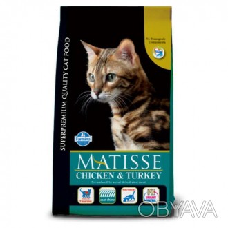 Farmina Cat Matisse Chicken & Turkey – полнорационный и сбалансированный корм дл. . фото 1