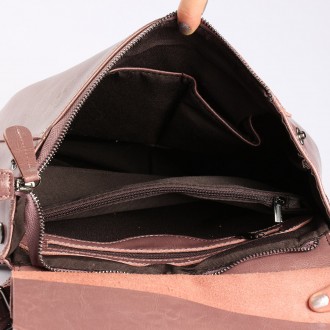 Женский кожаный рюкзак из натуральной кожи розово-лиловый Tiding Bag - 9436
 
Ха. . фото 11