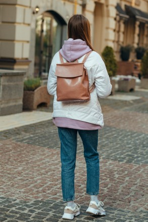 Жіночий шкіряний рюкзак з натуральної шкіри рожево-ліловий Tiding Bag - 9436
 
Х. . фото 10