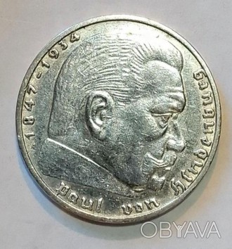 2 марки Серебро Германия Третий Рейх 1938 г