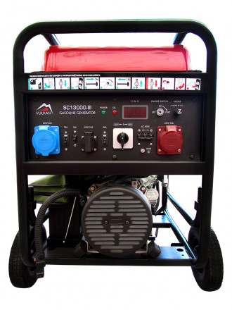 Бензиновый генератор Vulkan SC13000-III - устройство для резервного питания элек. . фото 2