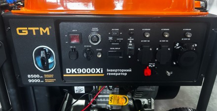 GTM DK9000Xi – компактний і легкий інверторний генератор, оснащений надійним, ст. . фото 5