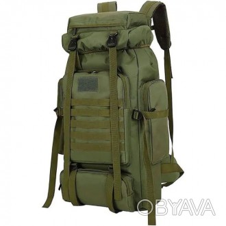 Тактический рюкзак на 70л больший армейский баул, походная сумка / Военный рюкза