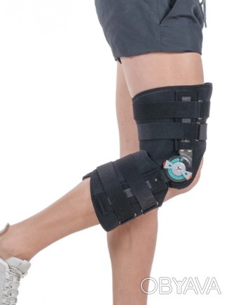 Ортез коленного сустава с регулируемым углом сгибания предназначен для стабилиза. . фото 1