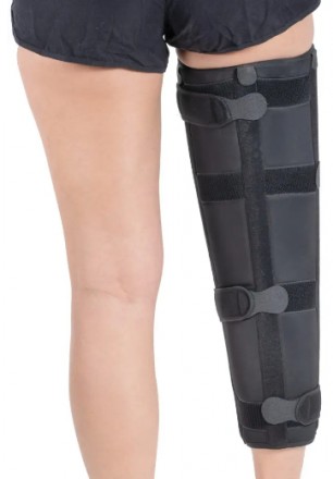 Шина для колена - это легкая и прочная разъемная повязка для иммобилизации колен. . фото 6