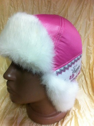 Тёплая , зимняя шапка - ушанка для девочек популярная у любого возраста . Модель. . фото 3