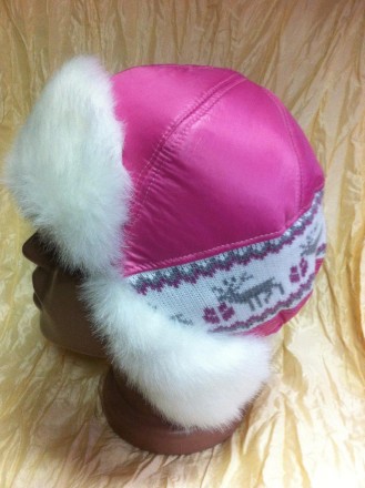 Тёплая , зимняя шапка - ушанка для девочек популярная у любого возраста . Модель. . фото 2
