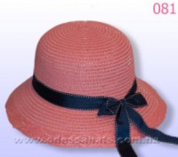 Модний літній капелюх з натурального матеріалу — рисова соломка. ВИСОКА ЯКІСТЬ!!. . фото 3