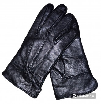 Кожаные перчатки Thinsulate, размер-М, ширина-10см, длина-24см, средний палец-9с. . фото 2