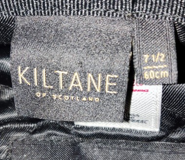 Твидовая кепка Kiltane Harries Tweed, made in Scotland, 100%-шерсть, размкр-60, . . фото 11