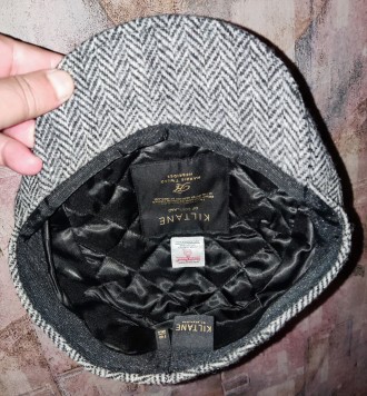Твидовая кепка Kiltane Harries Tweed, made in Scotland, 100%-шерсть, размкр-60, . . фото 7