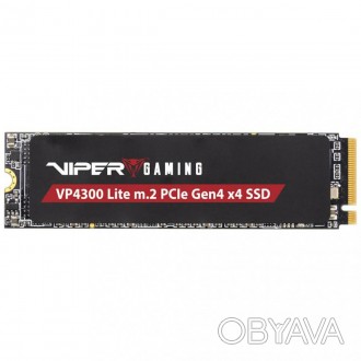 
Patriot Viper VP4300 Lite 4TB NVMe 2.0 2280 PCIe Gen4 x4 6400/7400 3D TLC — тве. . фото 1