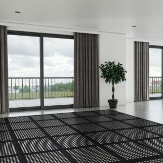 Покриття підлогове модульне «Пазл» являє собою модульні плити з вирізаними замка. . фото 6