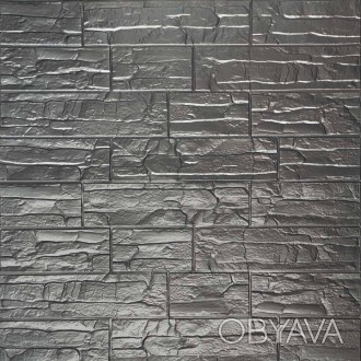 Самоклеюча 3D панель культурний камінь срібло 700x770x5мм (156)
Декоративна пане. . фото 1