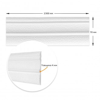  Плінтус ППППлінтус з пористого поліпропілену - декоративний елемент, який встан. . фото 4