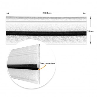  Плінтус ППППлінтус з пористого поліпропілену - декоративний елемент, який встан. . фото 4