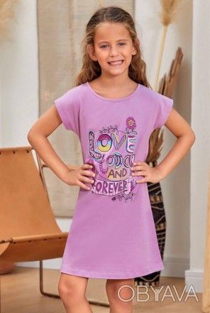 Сорочка для девочки Baykar Арт. 9114-216
Состав: 95% хлопок 5% эластан
Цвет: 216. . фото 1