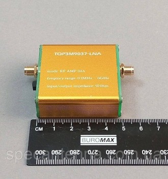 Усилитель LNA 0.1 МГц-6 ГГц 20 дБ с аккумулятором внутри, предусилитель мощности. . фото 4