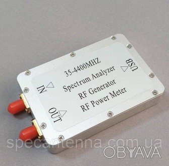 Анализатор спектра 35-4400 МГц, генератор радиочастотных сигналов, измеритель мо