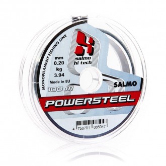 Леска рыболовная монофильная Salmo Салмо Hi-tech Powersteel 100/015. Сумы. фото 1 Леска рыболовная монофильная Salmo Салмо Hi-tech Powersteel 100/015. Сумы. фото 1