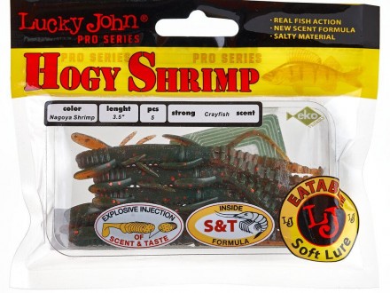 модель HOGY SHRIMP дл. 08,9см/тонущ./цвет 085/упак 5шт. Hogy Shrimp – приманка, . . фото 3