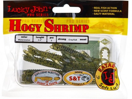 модель HOGY SHRIMP дл. 08,9см/тонущ./цвет PA01/упак 5шт. Hogy Shrimp – приманка,. . фото 3